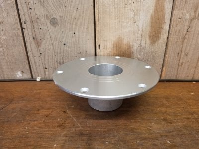 Zwaardvis inbouwflens 76mm geanodiseerd, Niet ingevuld, Nieuw, Niet ingevuld, Niet ingevuld