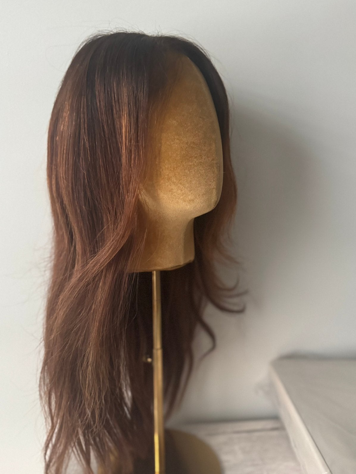 Haarstuk 100% echt haar, Ophalen of Verzenden, Zo goed als nieuw, Pruik of Haarverlenging