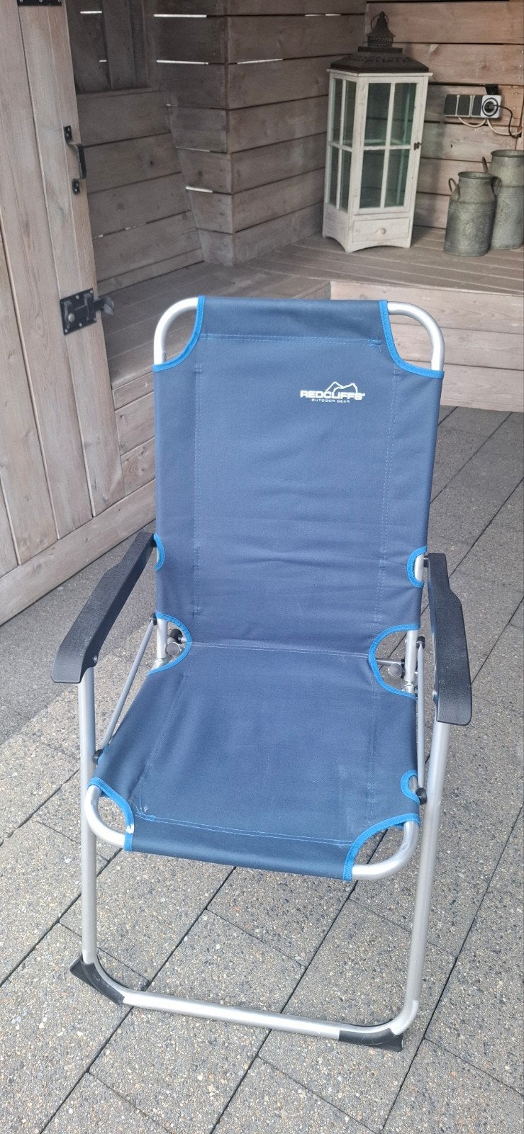 5x Redcliffs Opvouwbare Campingstoel - Blauw, Ophalen, Zo goed als nieuw, Campingstoel