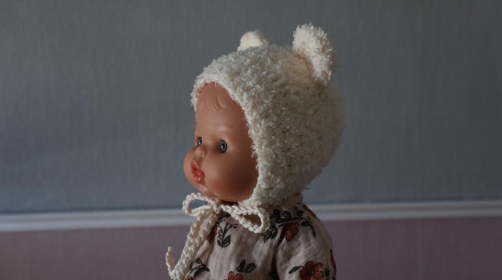 Poppenkind mutsje 004, Kinderen en Baby's, Speelgoed | Poppen, Nieuw, Babypop, Ophalen of Verzenden