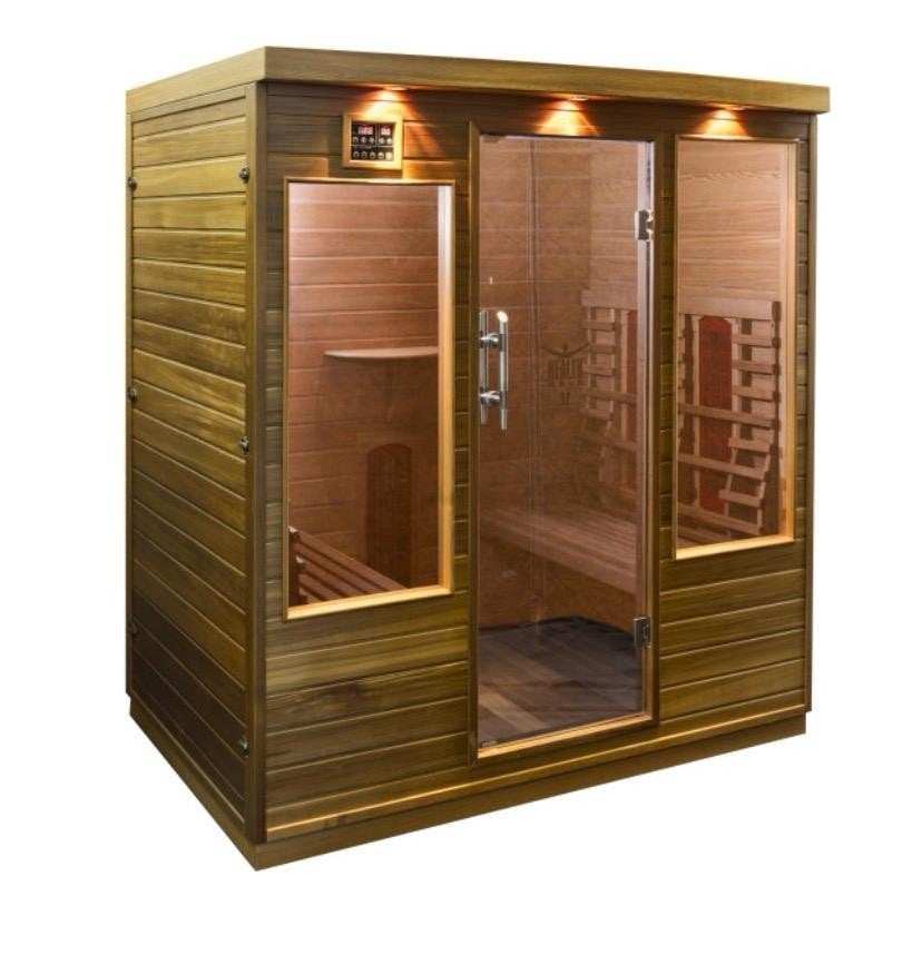 Health-Wave SC-9004 Infrarood Sauna - 4 Personen, Ophalen, Zo goed als nieuw, Complete sauna