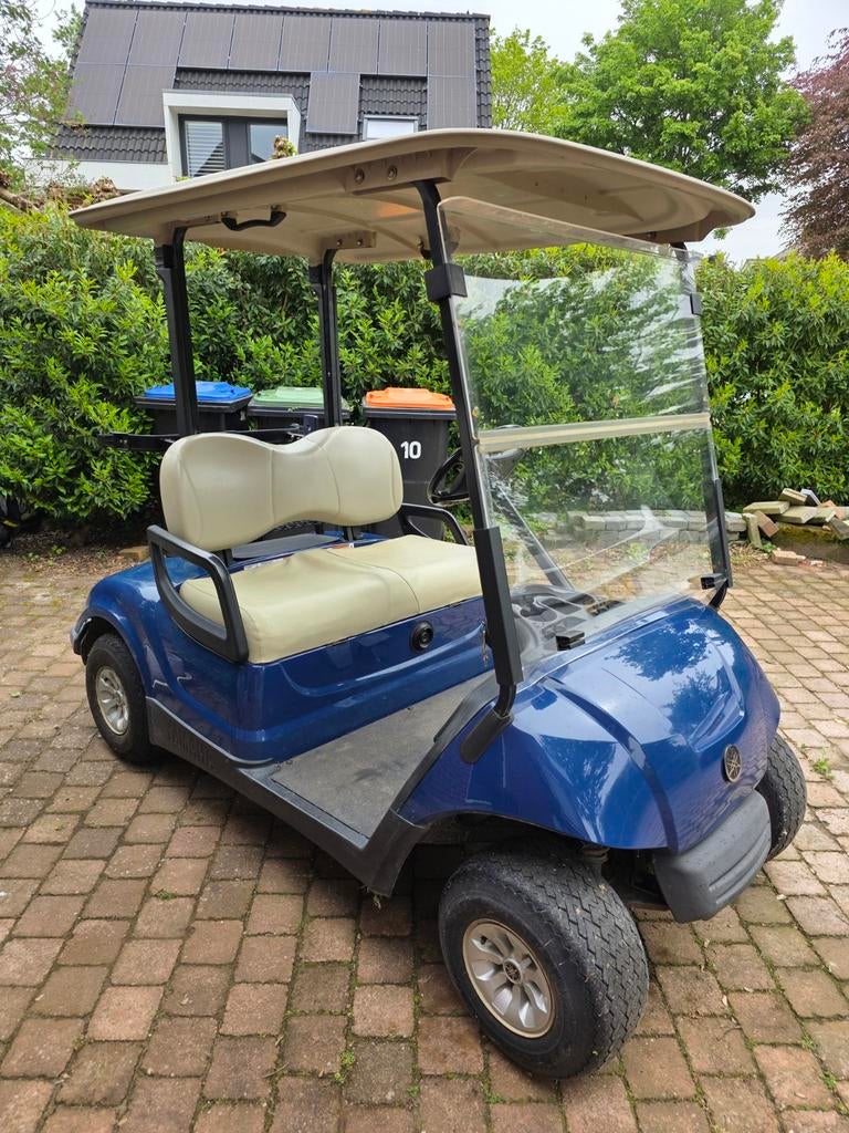 Mooie blauwe Yamaha golfbuggy, Ophalen, Gebruikt, Golfkar, Overige merken