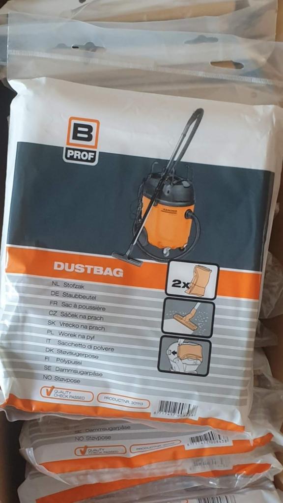 10x pak B Prof stofzakken voor o.a karcher, Ophalen of Verzenden, Nieuw