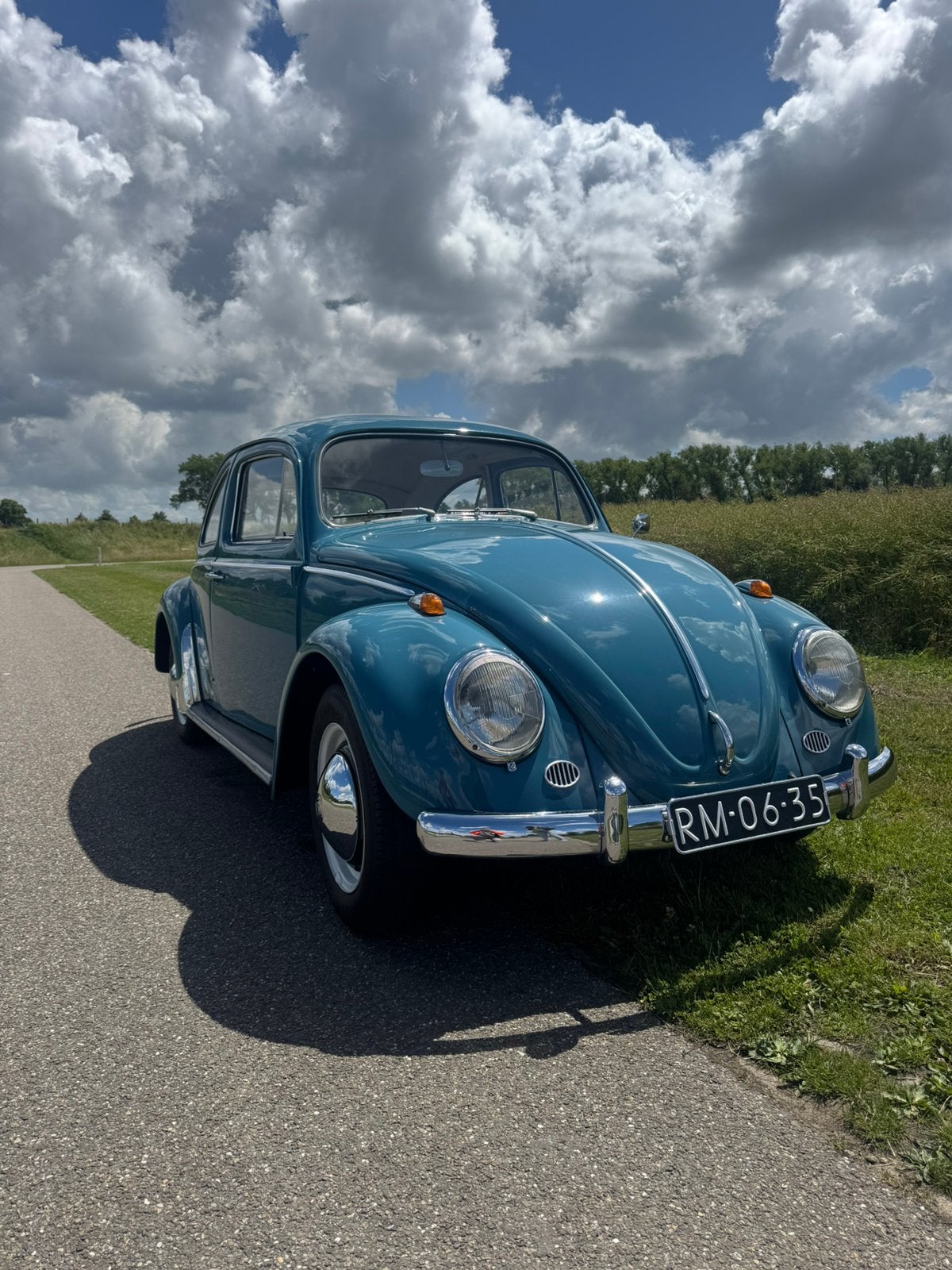 Volkswagen 1963 Blauw, Auto's, Beetle (Kever), Blauw, 640 kg, Particulier