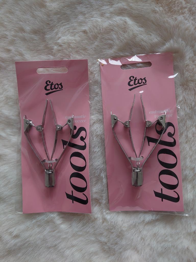 2x automatische pincet Etos Nieuw, Nieuw, Toebehoren, Zilver, Verzenden