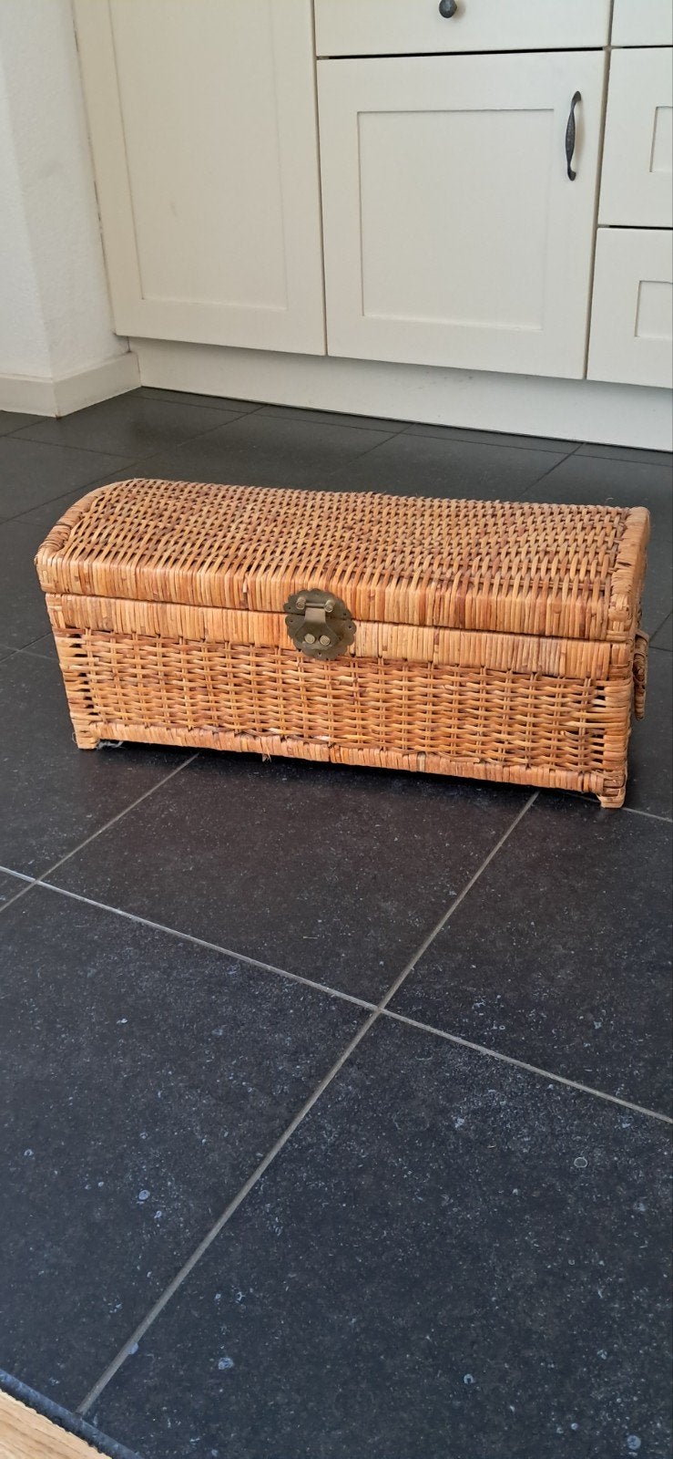 Deco Rotan Kist:, Ophalen of Verzenden, 50 tot 100 cm, Minder dan 50 cm