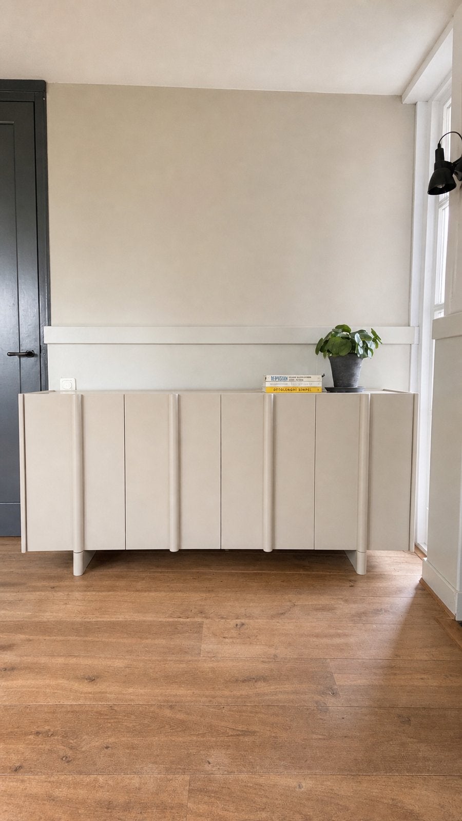 Nieuw Woood Dressoir Basu Grenen 200cm, Ophalen of Verzenden, Nieuw