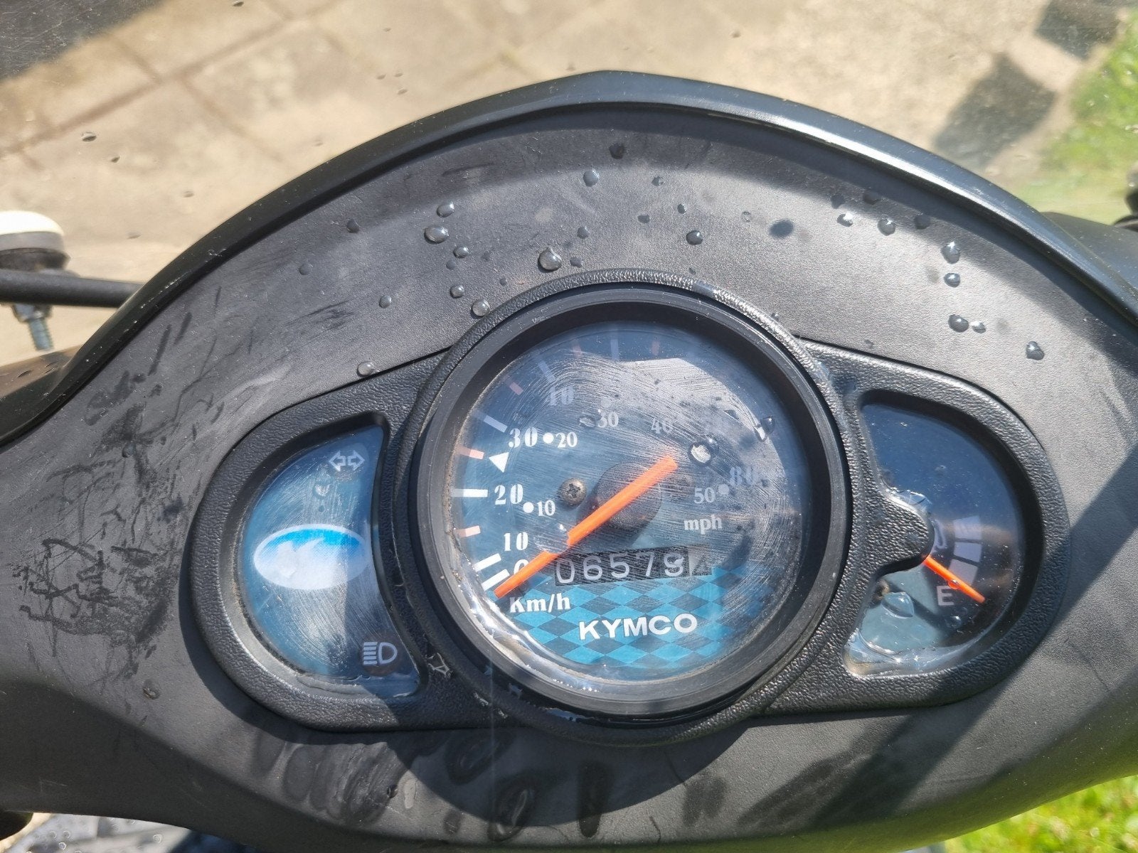 Kymco scooter - startmotor draait, motor slaat niet aan, Ophalen
