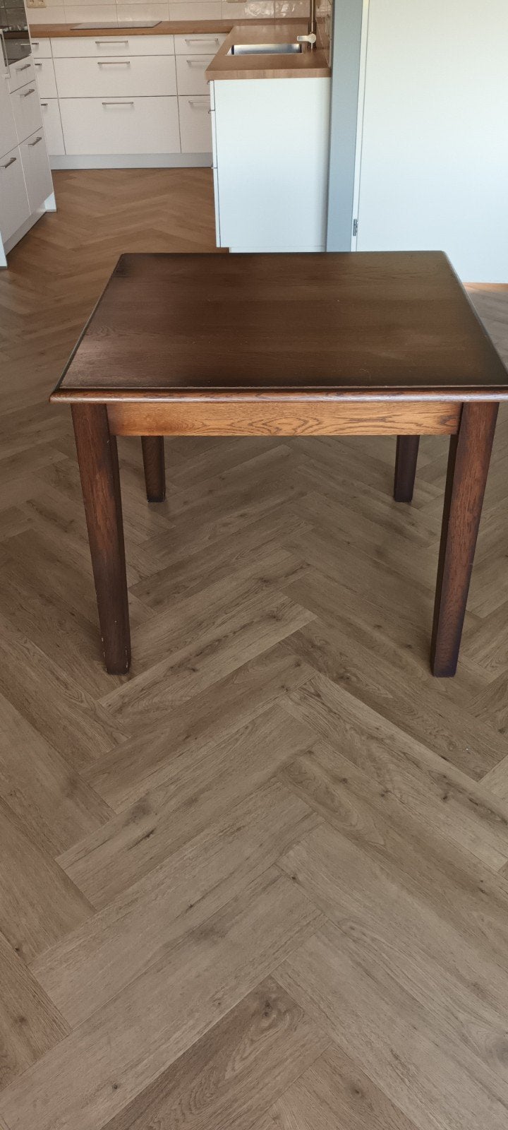 Mooie tafel, Huis en Inrichting, Tafels | Eettafels, Ophalen, Vierkant, 50 tot 100 cm, 50 tot 100 cm
