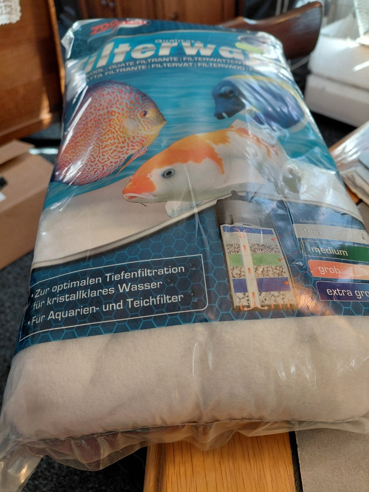 filterwatten, Ophalen, Nieuw