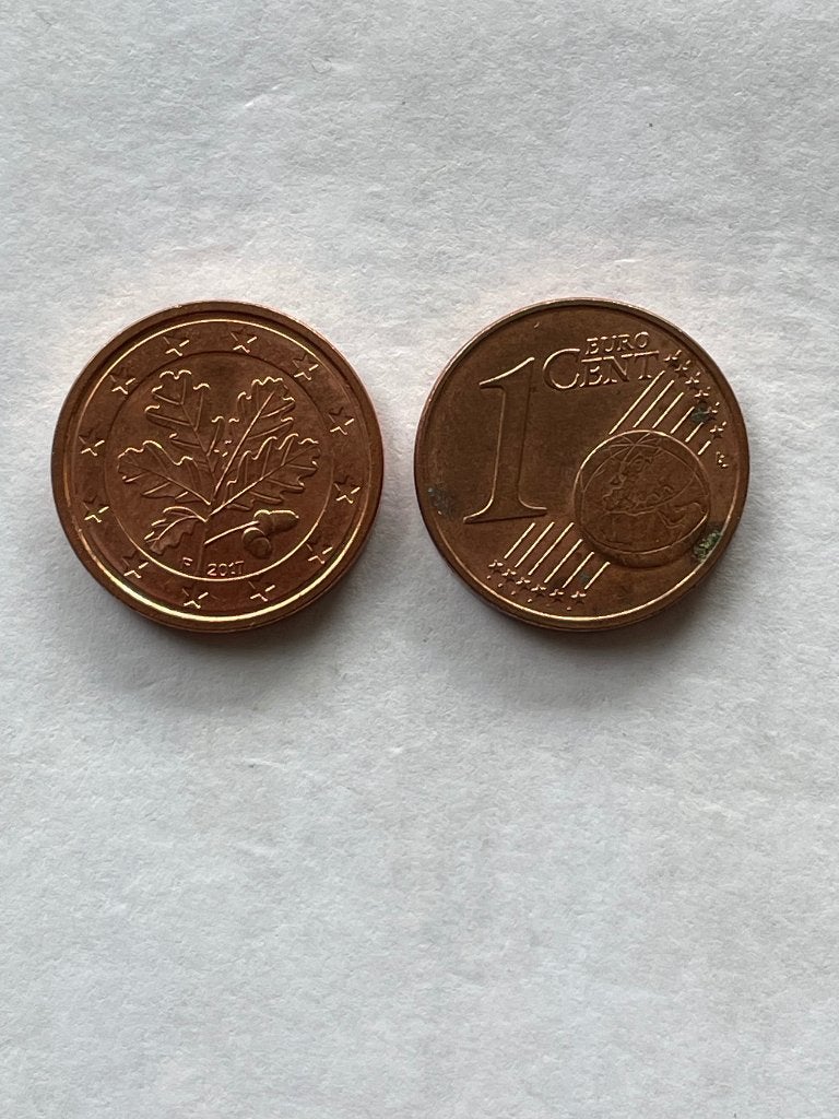 Duitsland Euro munt 1 cent van 2002, 2004, 2008, 2012, 2017, Ophalen of Verzenden, Duitsland, 1 cent, Losse munt