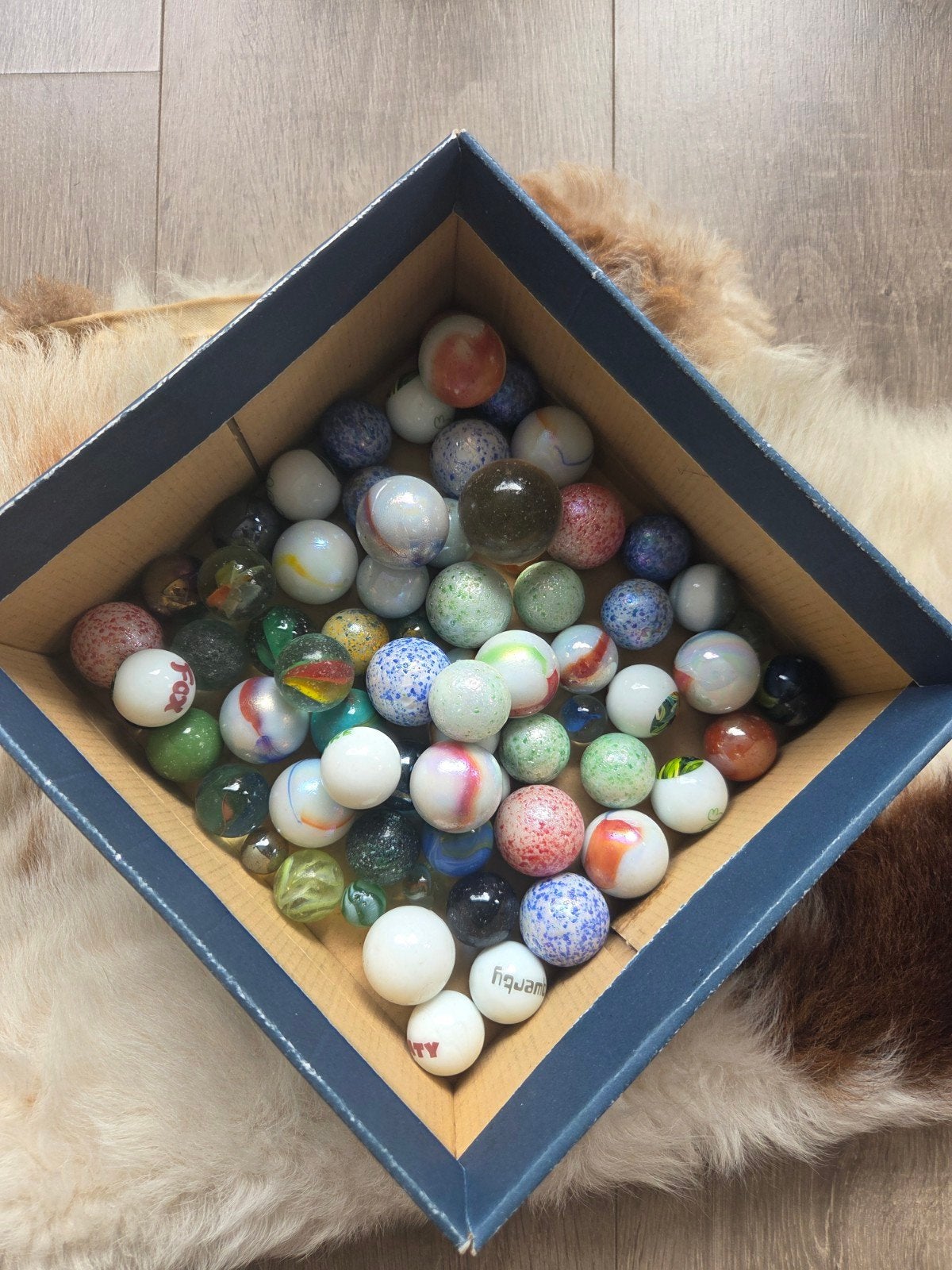 Grote verzameling knikkers in diverse kleuren en maten, Ophalen of Verzenden, Gebruikt, Jongen of Meisje