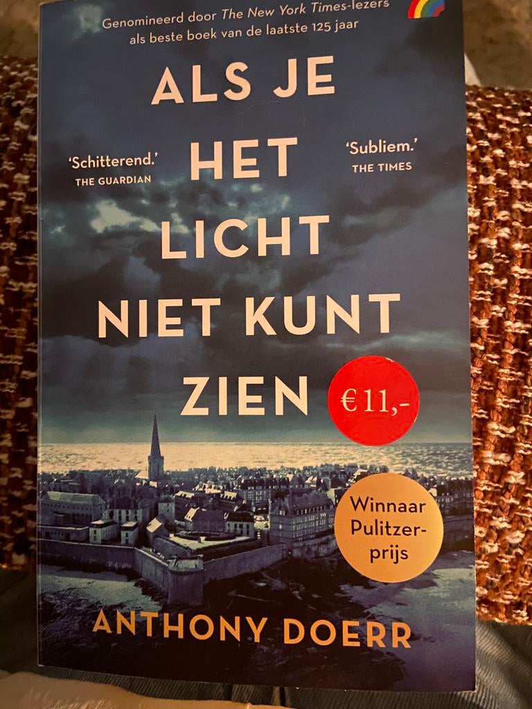 Anthony Doerr - Als je het licht niet kunt zien, Ophalen of Verzenden, Zo goed als nieuw, Anthony Doerr
