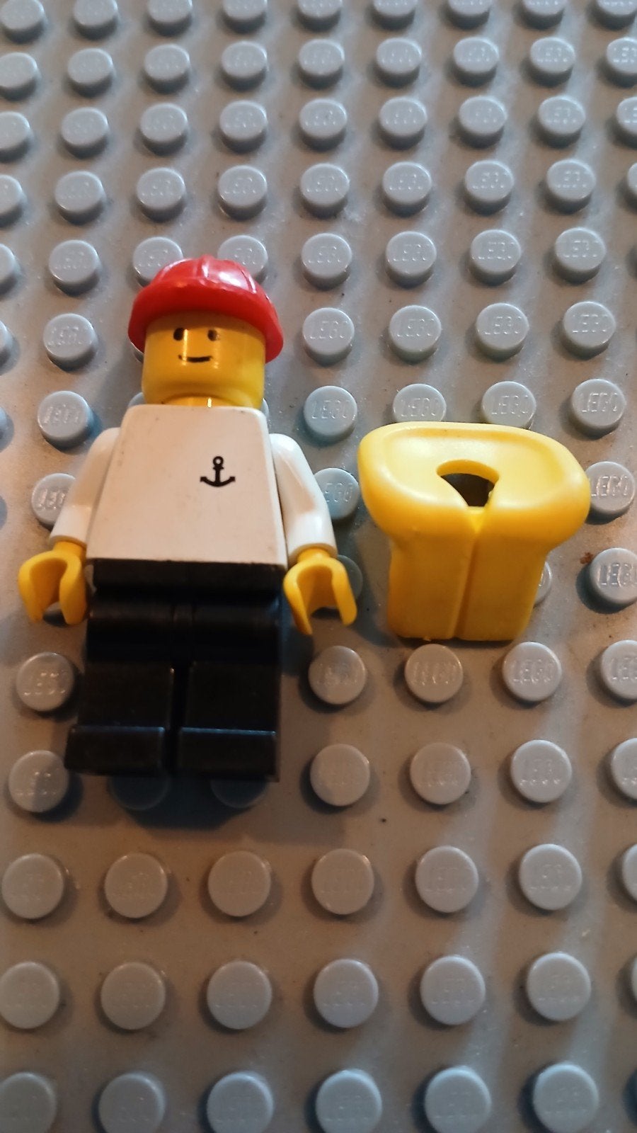 LEGO Town Minifiguur Boot Medewerker met Zwemvest, Lego, Ophalen of Verzenden, Minifiguur, City