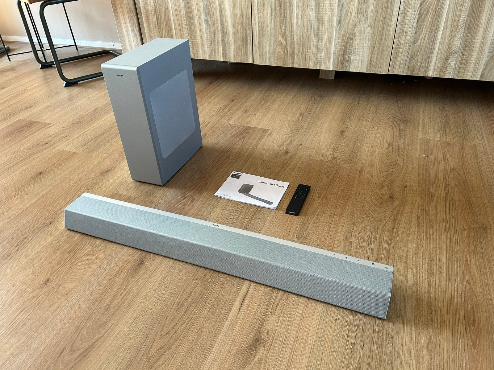 Philips Soundbar met subwoofer TAB8505/10, Ophalen, Bluetooth, Zo goed als nieuw