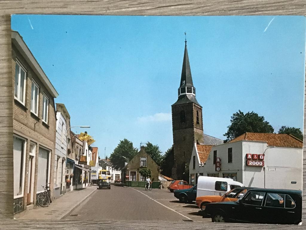 Zuidland kerktoren Ca 1970-75, Verzenden, 1960 tot 1980, Gelopen, Zuid-Holland