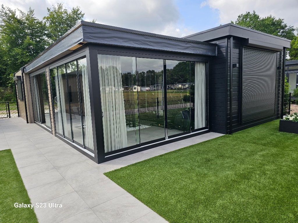 glazen schuifdeuren serre, Ophalen, Zo goed als nieuw, Serre