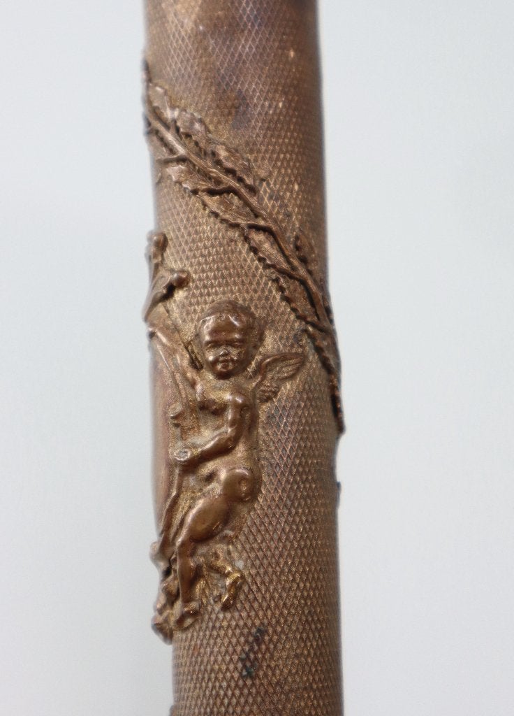 Antieke wandelstok met speciale handgreep, Antiek en Kunst, Curiosa en Brocante, Ophalen of Verzenden