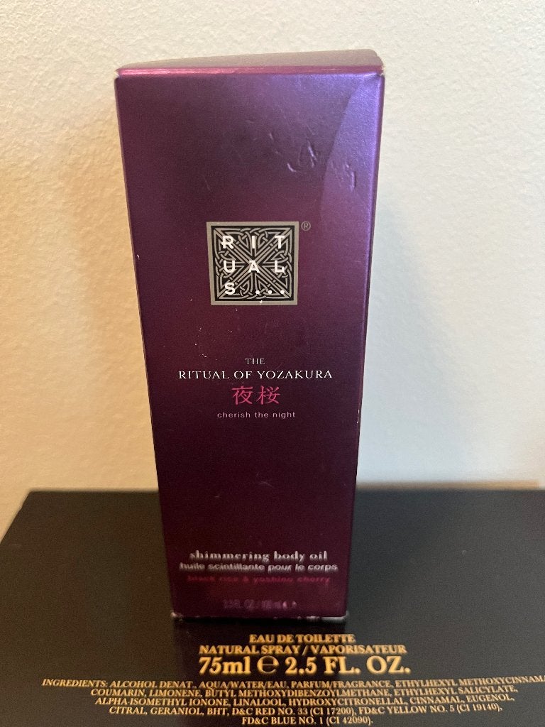 Rituals Yozakura shimmering oil 100ml, Ophalen of Verzenden, Nieuw, Bodylotion, Crème of Olie