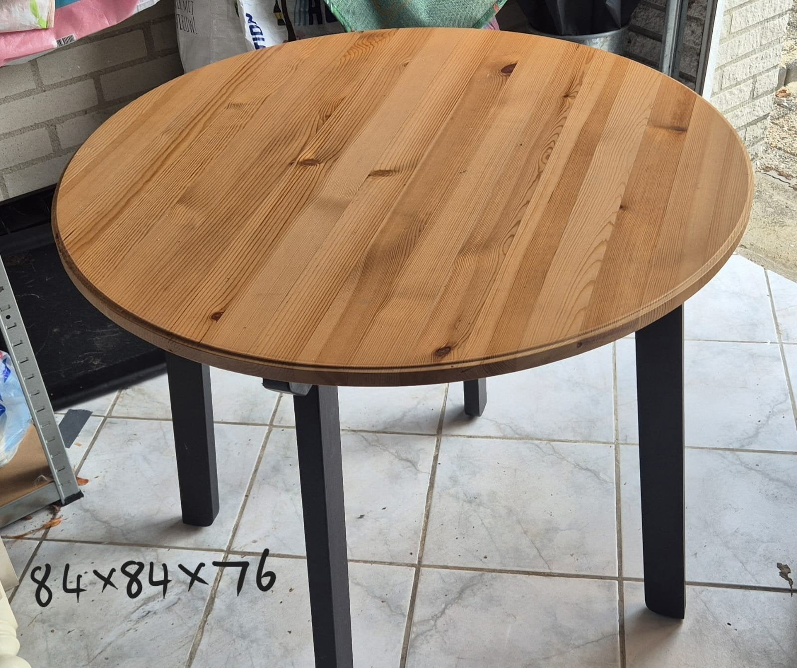 Eettafel met twee stoelen (IKEA), Ophalen, Gebruikt, Twee, Modern, functioneel