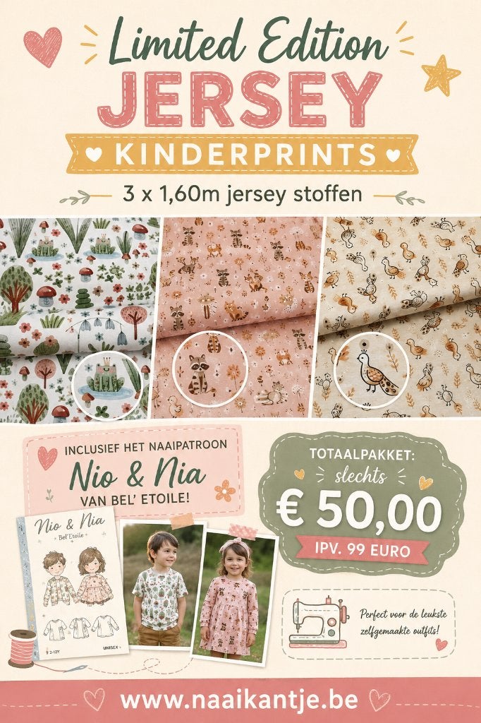 Stoffenpakket Limeted Edition, Overige kleuren, 120 cm of meer, Ophalen of Verzenden, Katoen