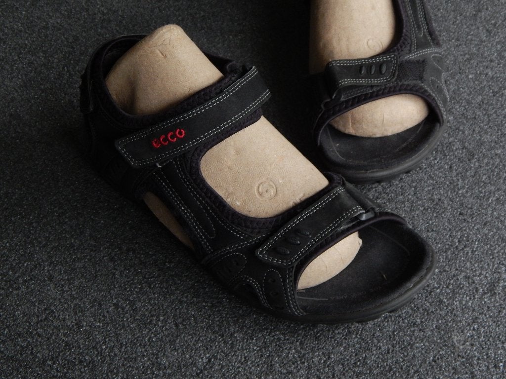 Ecco sandalen , maat 37, Kleding | Dames, Schoenen, Ecco, Zwart, Gedragen, Sandalen of Muiltjes