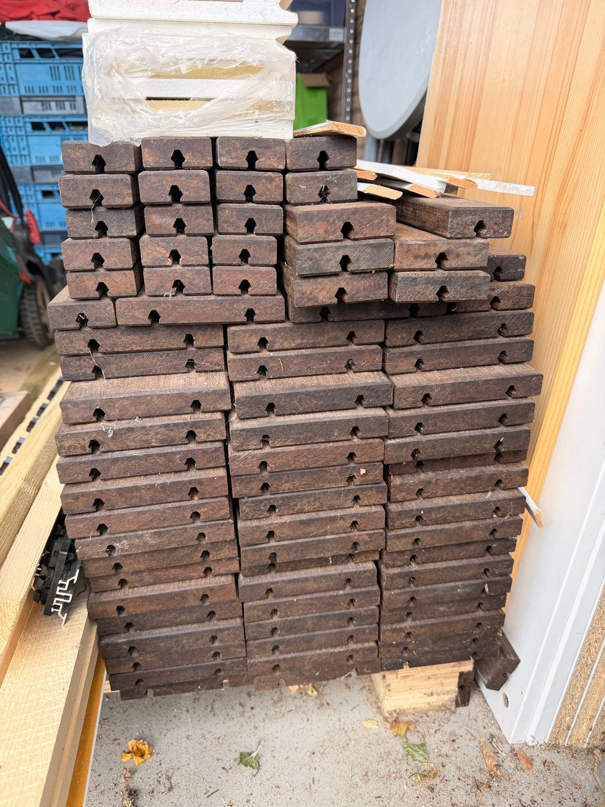 Awood Moso bamboe grad latten en vlonderplanken, Tuin en Terras, Terrasdelen en Vlonders, Ophalen, Nieuw, Hout