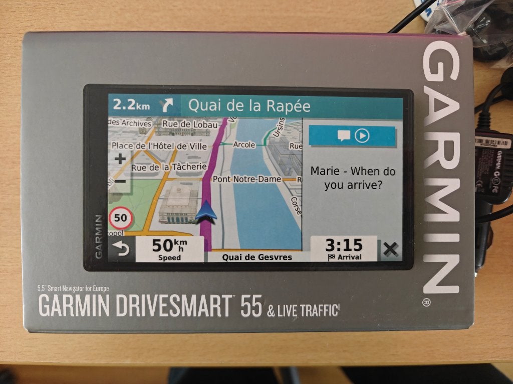 Garmin navigatie drivesmart 55 & live traffic, Ophalen of Verzenden, Zo goed als nieuw