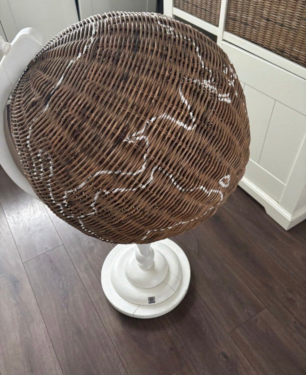 Riviera Maison Wereldbol - Rotan/Riet - 1 meter hoog, Ophalen, Gebruikt, Draaibaar, Overige typen