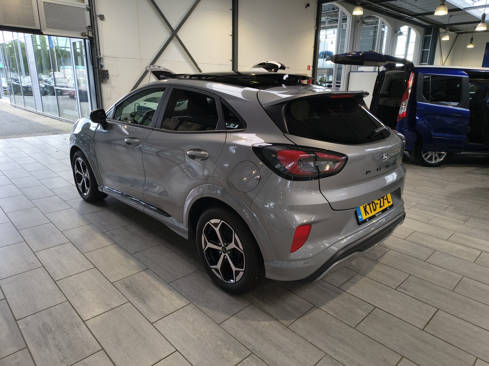 Ford Puma EcoBoost Hybrid 155pk ST-Line X | Pano | Winter Pa, Auto's, 12 maanden, Bedrijf, 155 pk, Hybride Elektrisch/Benzine