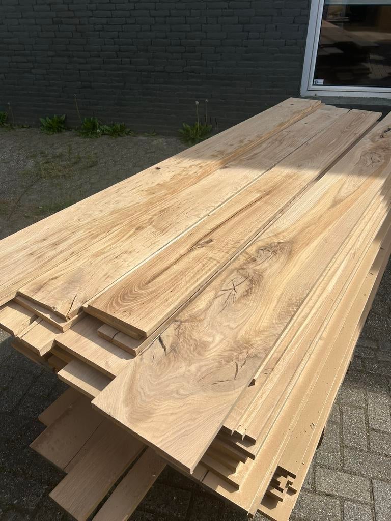 Eiken planken b keus 20 mm dikte, Tuin en Terras, Palen, Balken en Planken, Ophalen of Verzenden, Zo goed als nieuw, 250 cm of meer