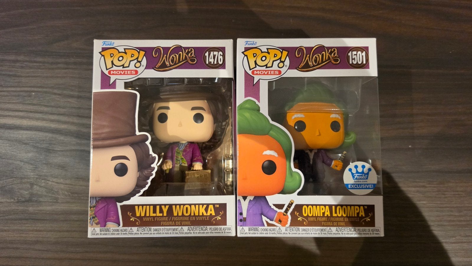 Lot Willy Wonka Funko Pop - Nieuw in doos, Ophalen of Verzenden, Nieuw