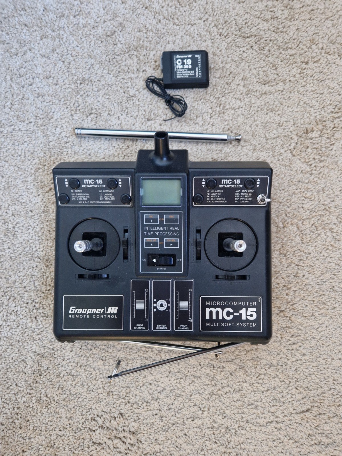 Graupner JR MC-15 35Mhz zender, Ophalen of Verzenden, Gebruikt