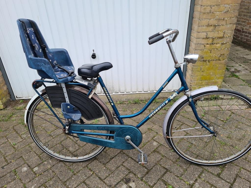 Te koop dames fiet met kinder zitje, Ophalen of Verzenden, 1 zitje, Overige merken