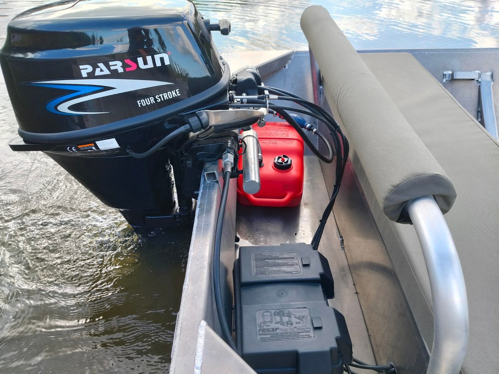 als nieuwe, Parsun 20 pk buitenboordmotor  4 takt kortstaart, Watersport en Boten, Ophalen, 10 tot 30 pk, Zo goed als nieuw, Benzine