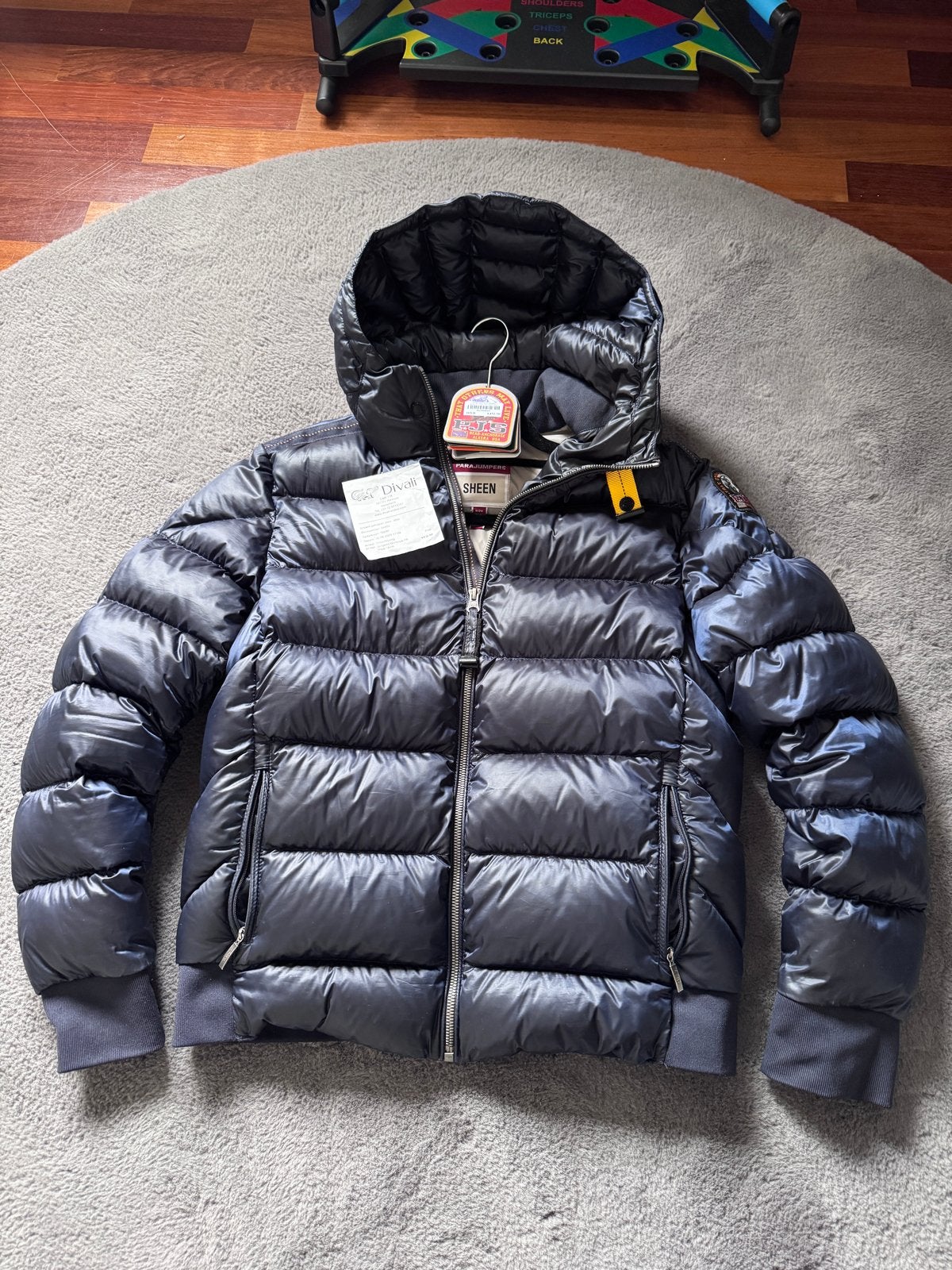 Parajumpers Sheen Jas - Kids Maat S (Heren), Ophalen of Verzenden, Zo goed als nieuw, Maat 46 (S) of kleiner, Blauw