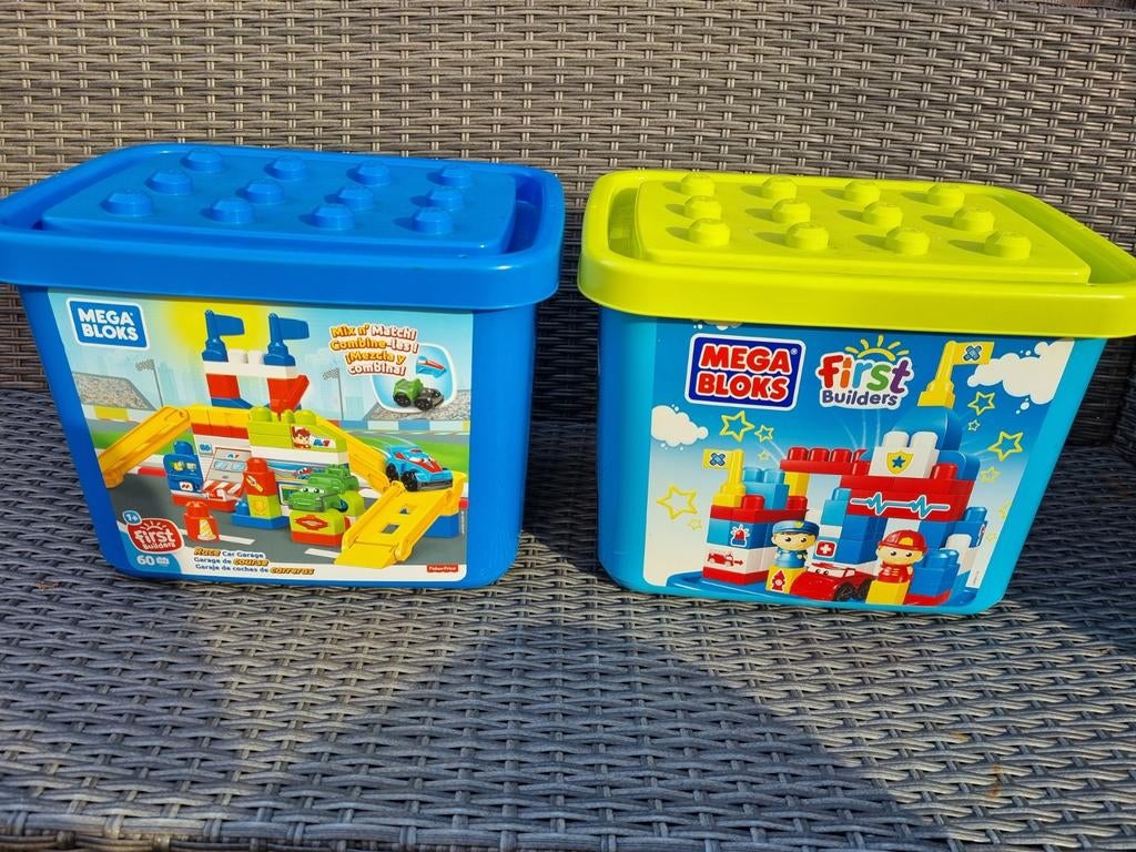2 boxen met mega bloks, Ophalen of Verzenden, Zo goed als nieuw, Megabloks