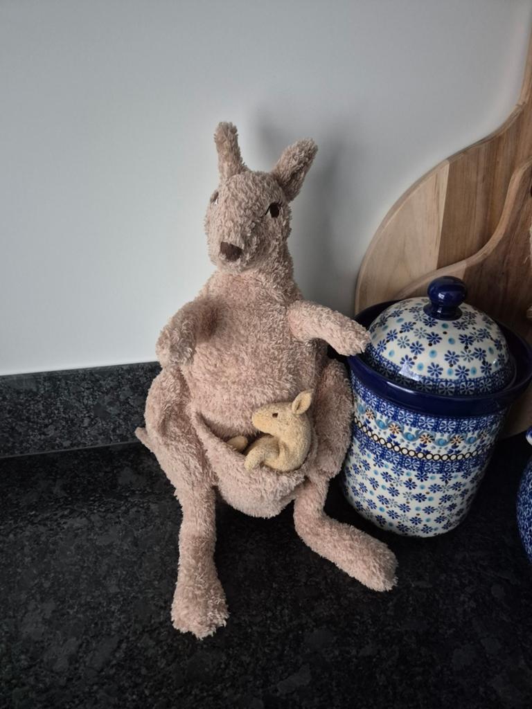 IKEA  - Klappar Knuffel Kangoeroe met jong, Kinderen en Baby's, Speelgoed | Knuffels en Pluche, Ophalen of Verzenden, Overige typen