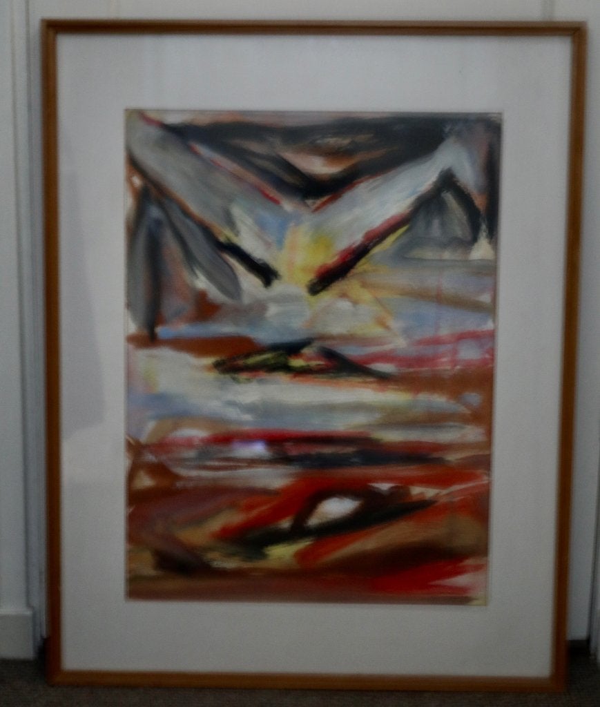 Schilderij, Ophalen, Olieverf, Overige materialen, Abstract
