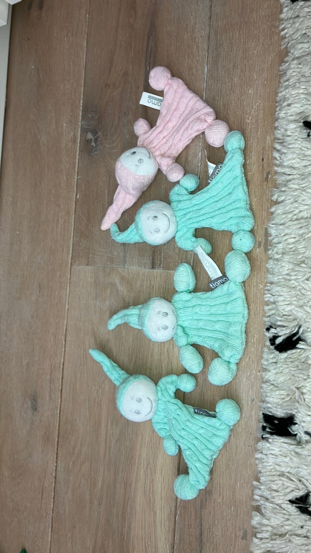 Tiamo mint roze spookje tutpopje, Kinderen en Baby's, Gebruikt, Overige typen, Ophalen of Verzenden, Tiamo