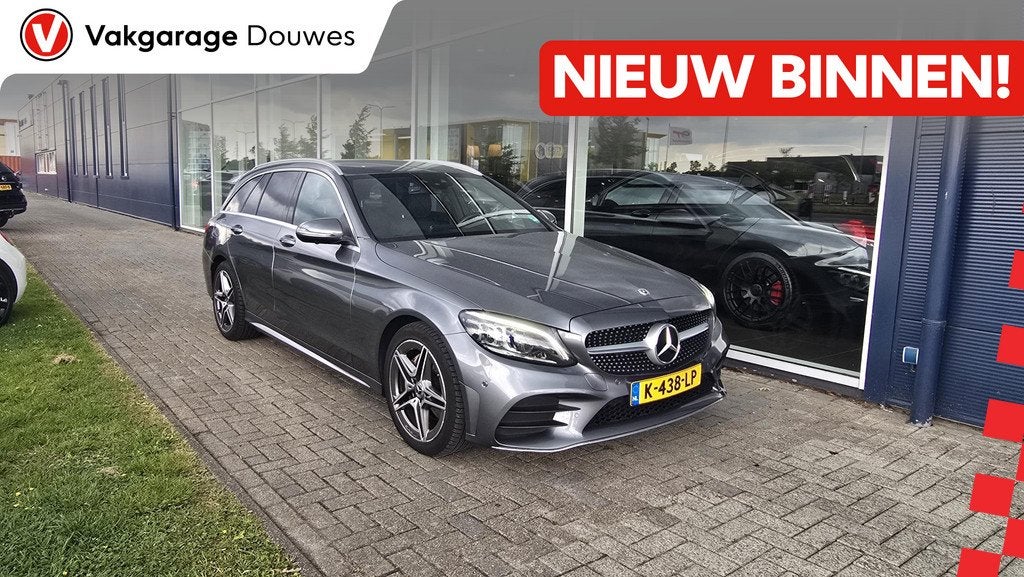 Mercedes-Benz C-klasse Estate 180 Business Solution AMG |NAP, Auto's, Automaat, Leder en Stof, Origineel Nederlands, 1430 kg