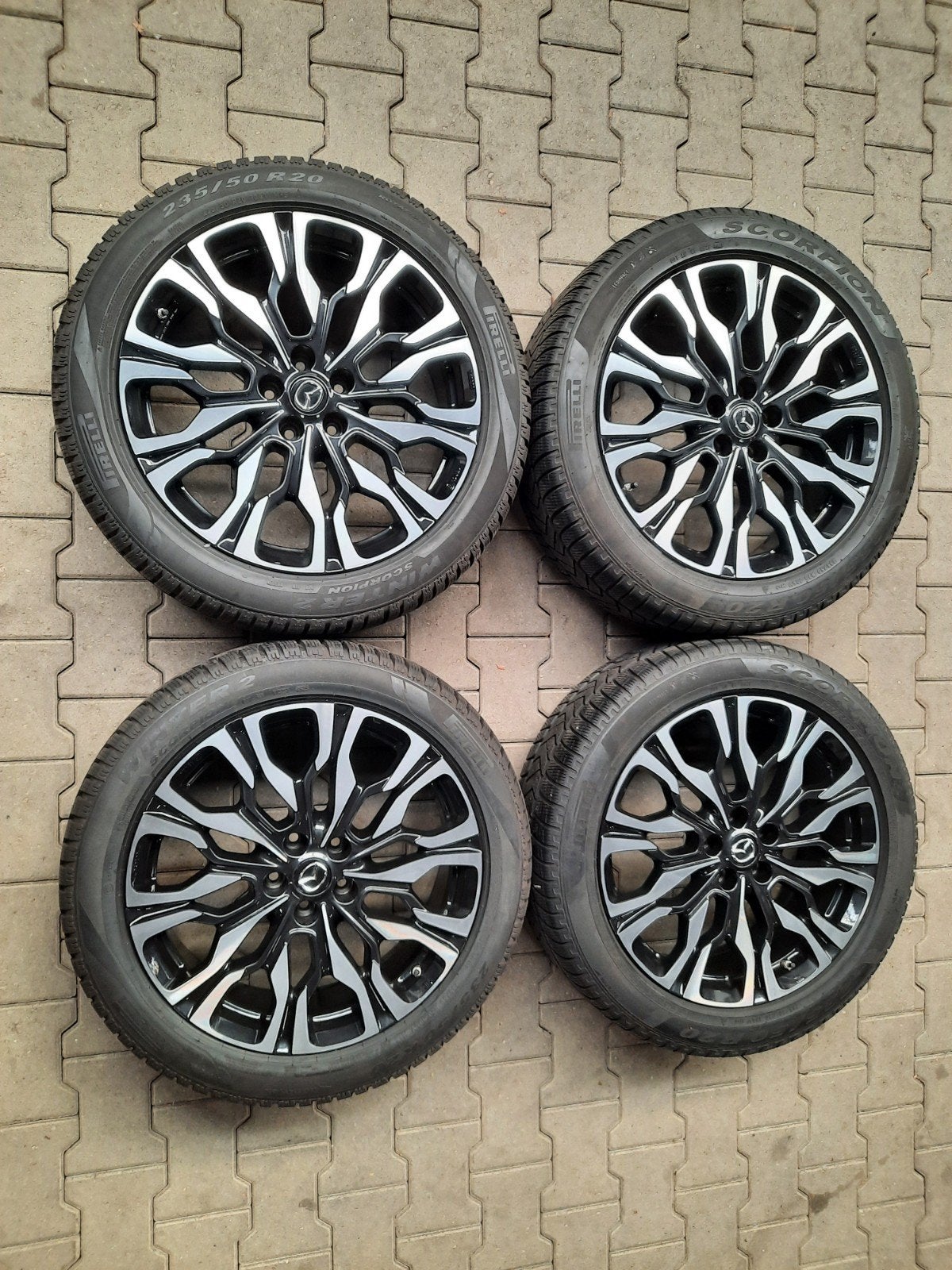 ZGAN 20 inch velgen 5×114.3 ORIGINELE MAZDA CX-60 CX-80 CX-5, Gebruikt, Banden en Velgen, 235 mm, Personenwagen