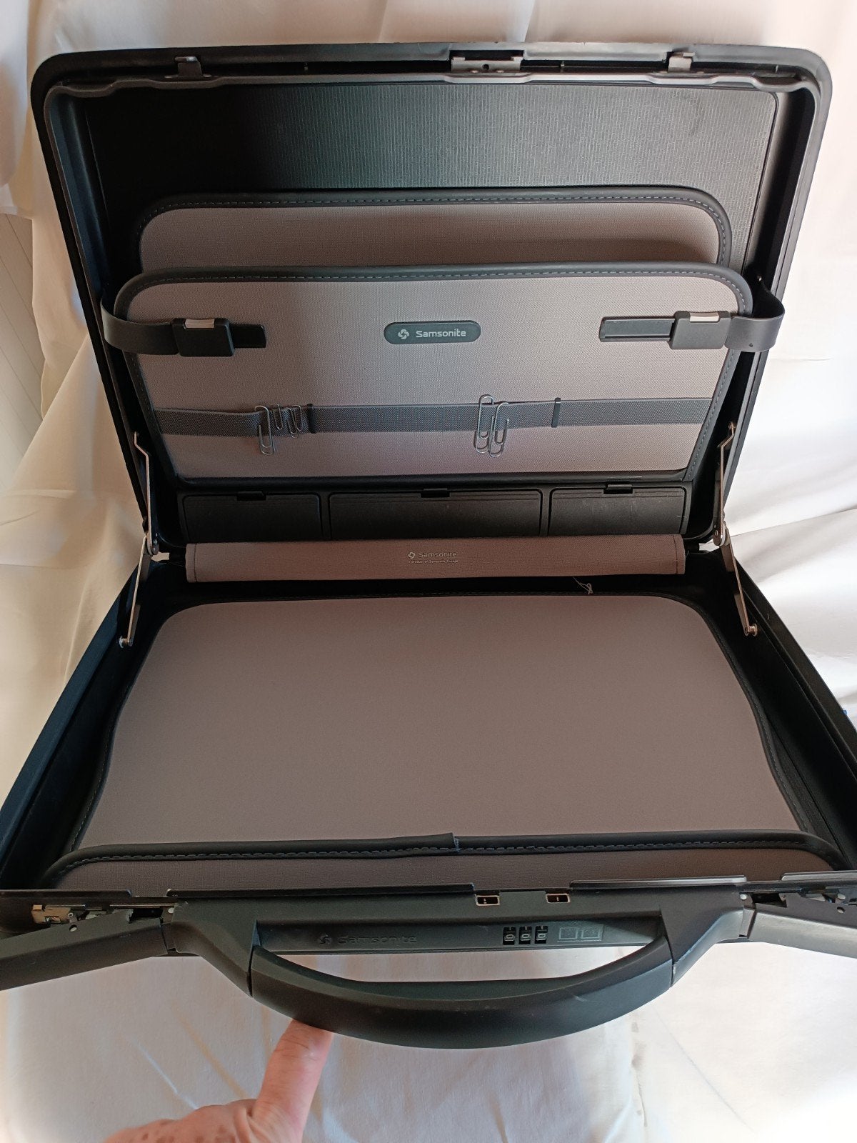Samsonite Koffer - Zwart, Hard Kunststof, Ophalen of Verzenden, Gebruikt, Hard kunststof