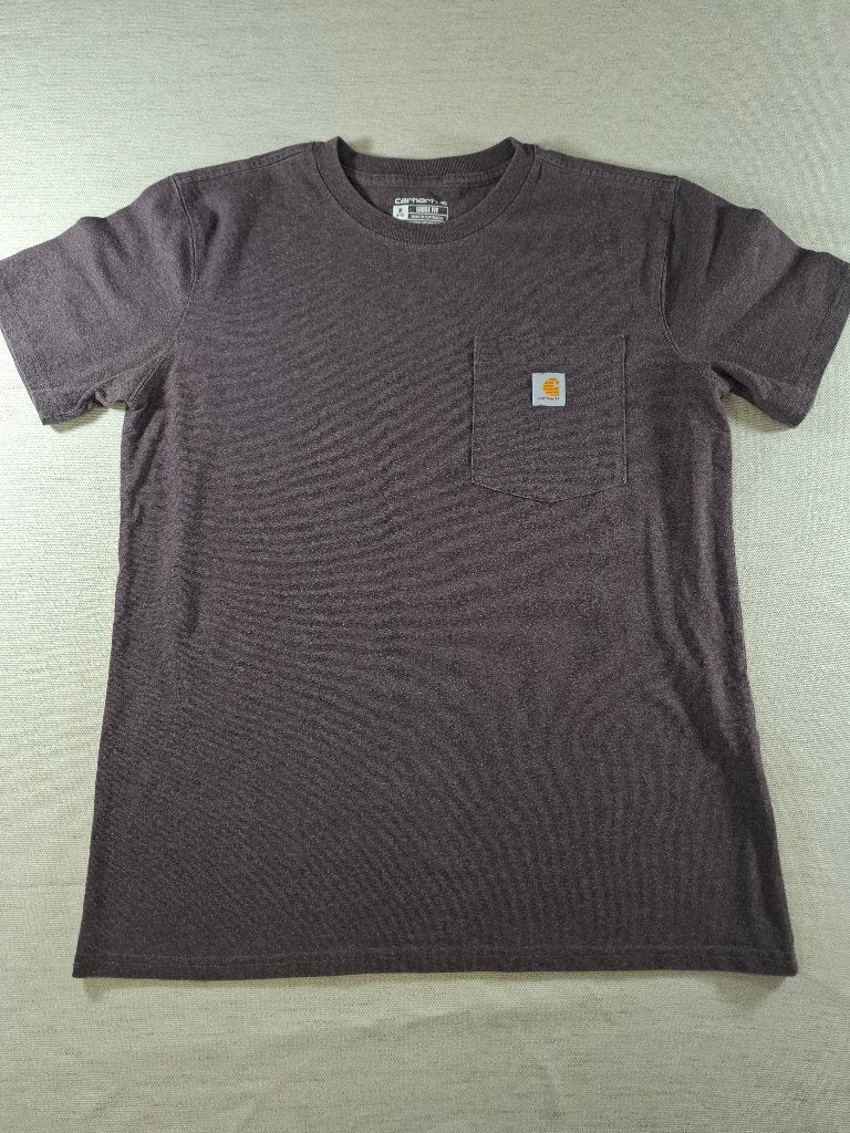 Carhartt T-shirt maat M Bruin/ Mauve, Kleding | Heren, T-shirts, Bruin, Carhartt, Zo goed als nieuw, Verzenden