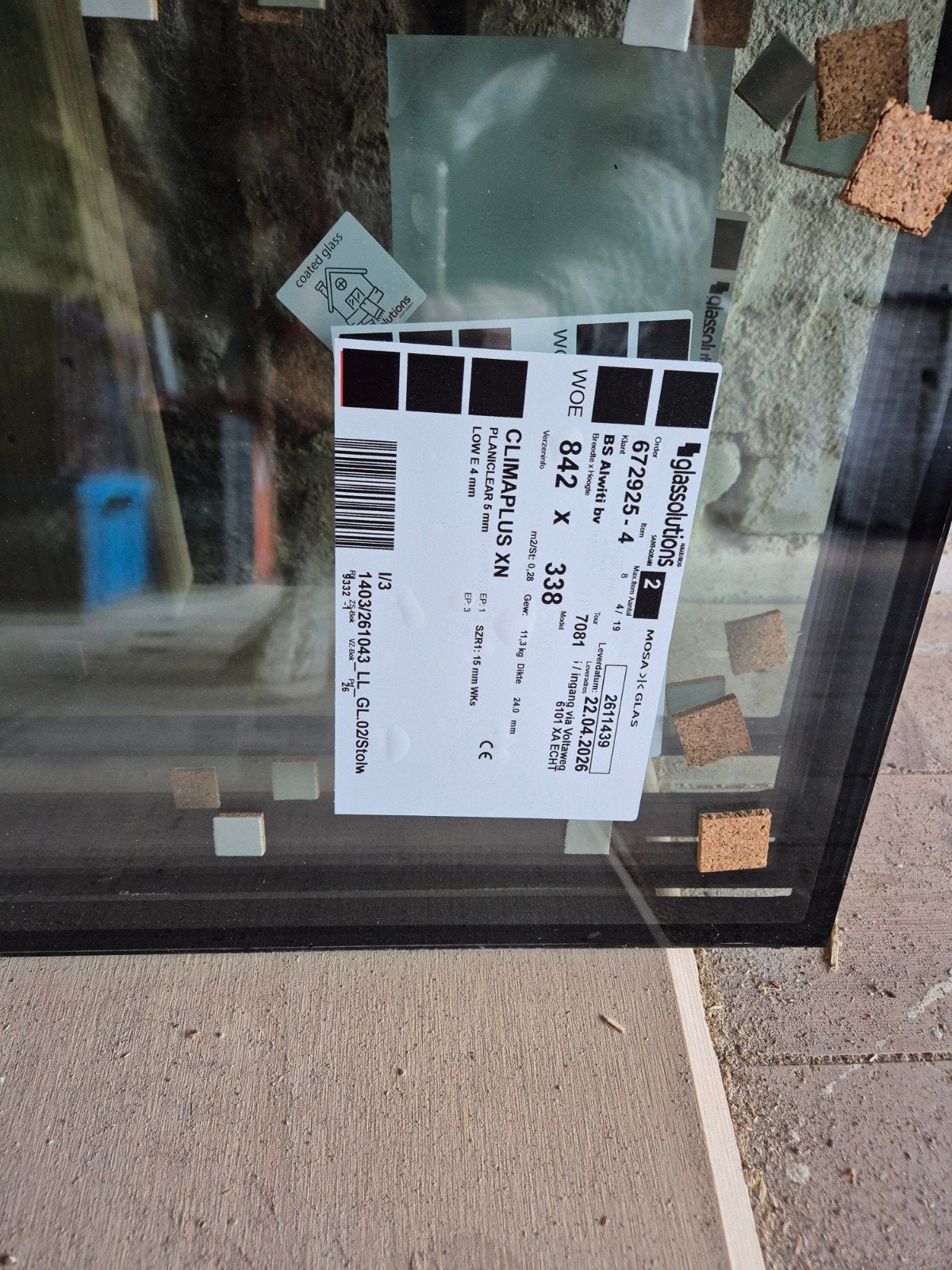 Compleet nieuwe pui van HR ++ glas, excl de openslaande deur, Ophalen, Gevelraam of Ruit, 80 tot 120 cm, 120 tot 160 cm