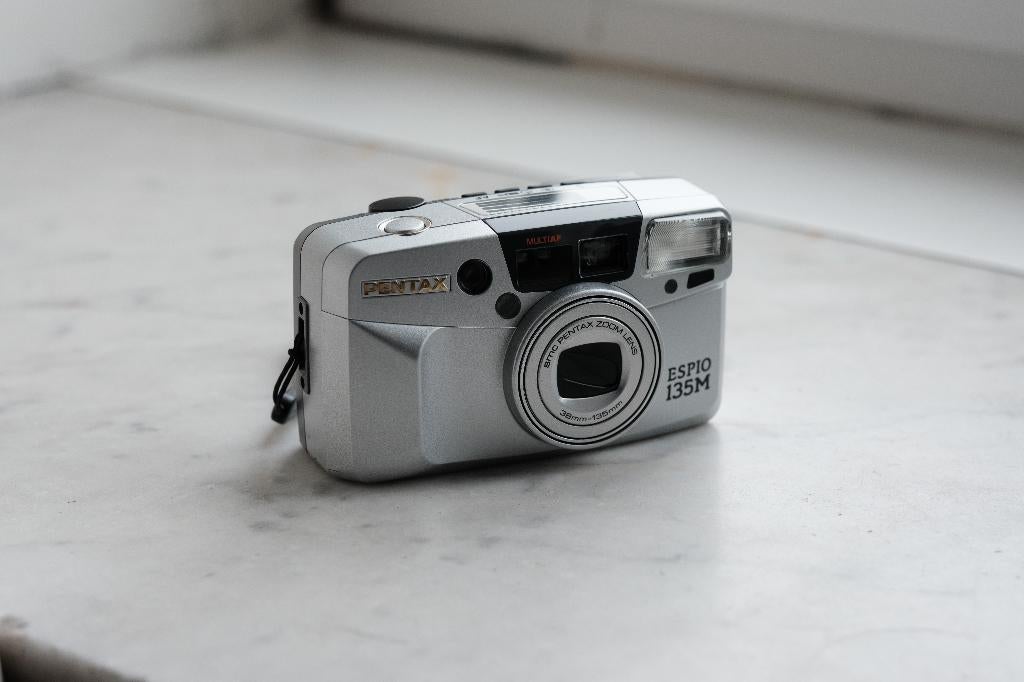 pentax espio 135M – compacte 35mm camera – volledig werkend, Verzenden, Gebruikt, Compact, Pentax