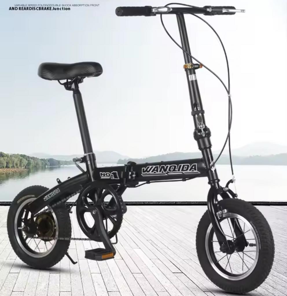 Vouwfiets Citybike 13kg 12inch vouwbare fiets wit of zwart