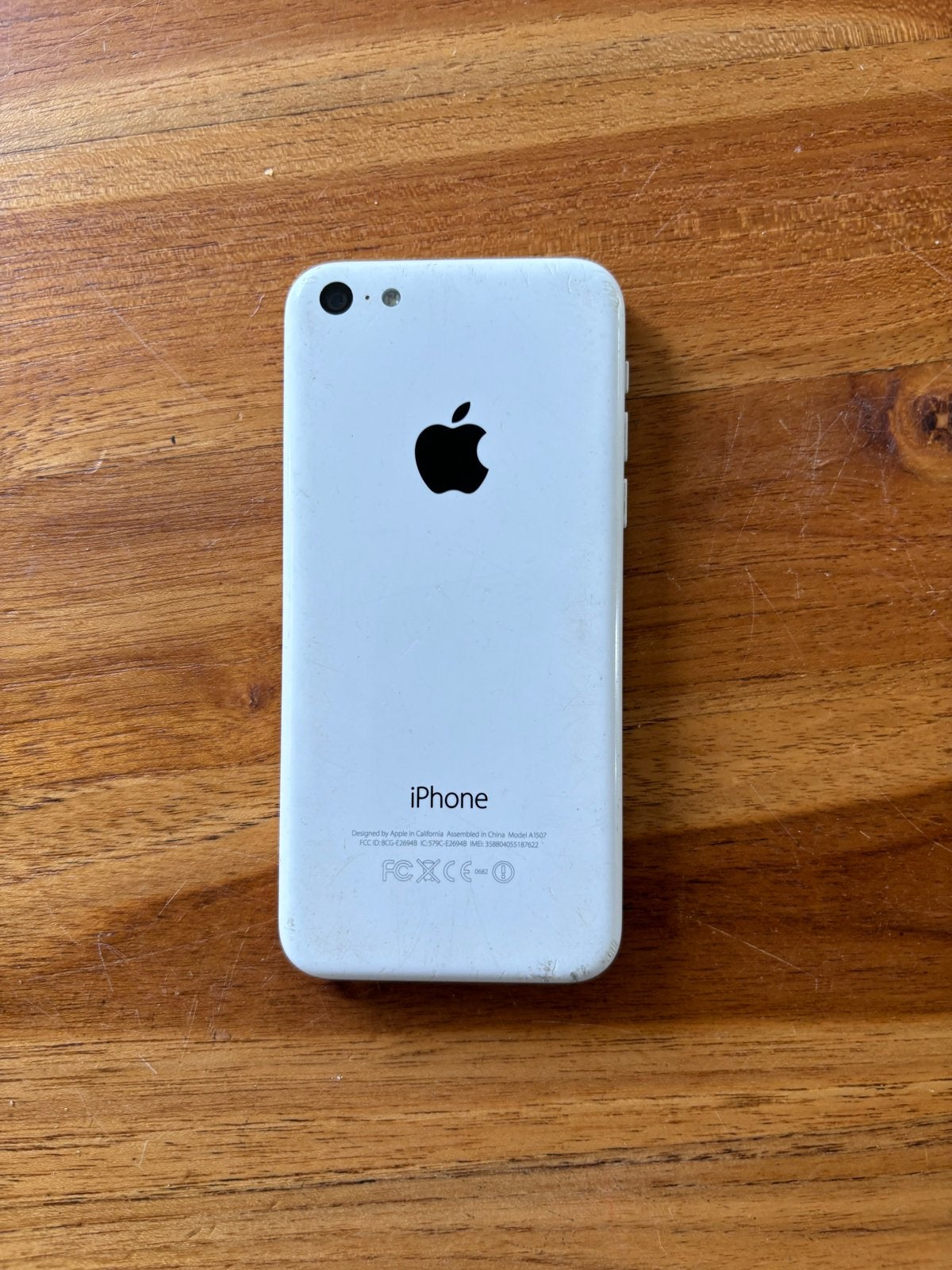 Apple iPhone 5C Wit 16GB - defect, Telecommunicatie, Mobiele telefoons | Apple iPhone, Gebruikt, 16 GB, Ophalen of Verzenden, Wit