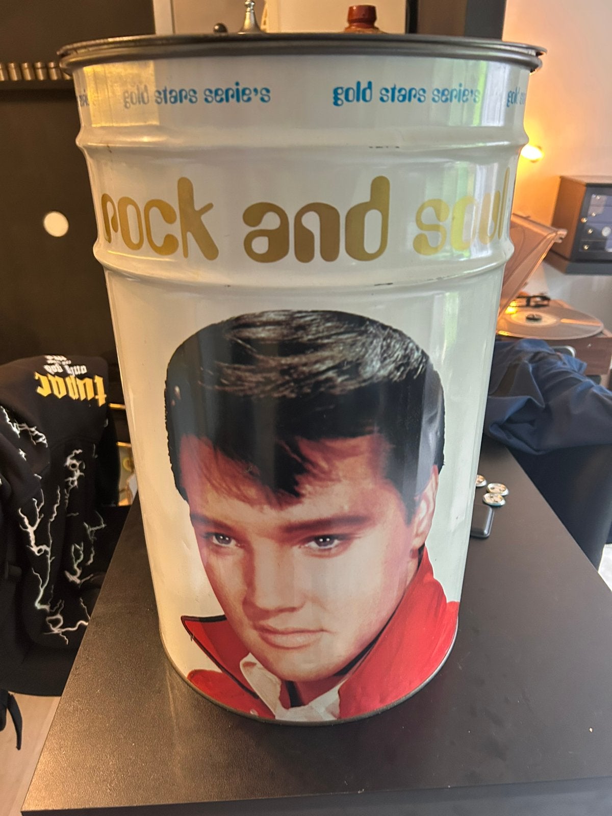 Elvis blikken ton vintage, Verzamelen, Blikken, Ophalen of Verzenden, Zo goed als nieuw, Overige