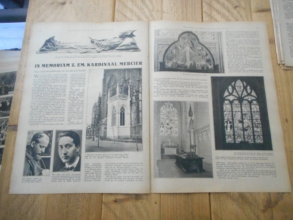 Kardinaal Mercier. In Memoriam. 1931., Ophalen of Verzenden, Gebruikt, Overige typen, Christendom | Katholiek